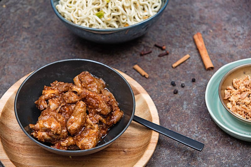 Indonesische kip gerechten